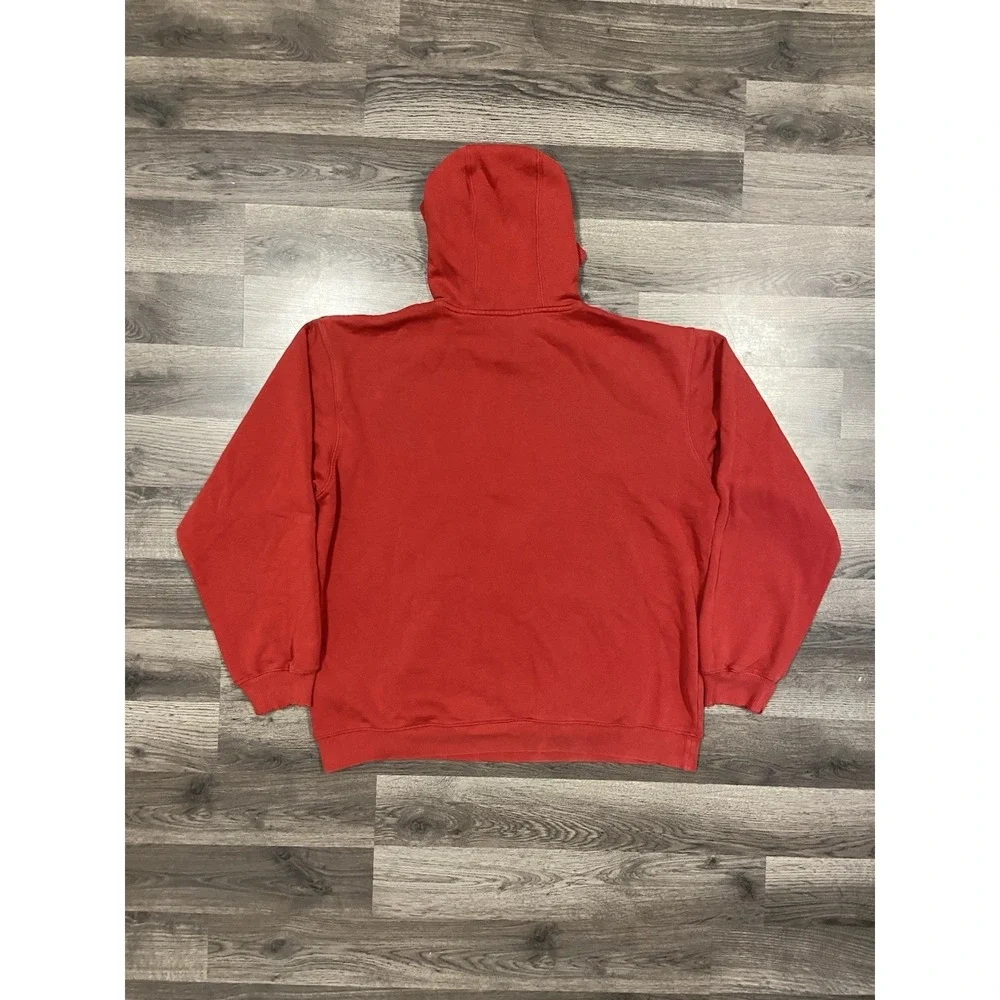 Vintage‎ 90s Adidas Sweatshirt Size Medium Red Hoodie Logo